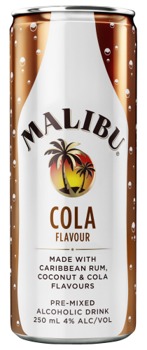 Malibu and Cola Premix Can