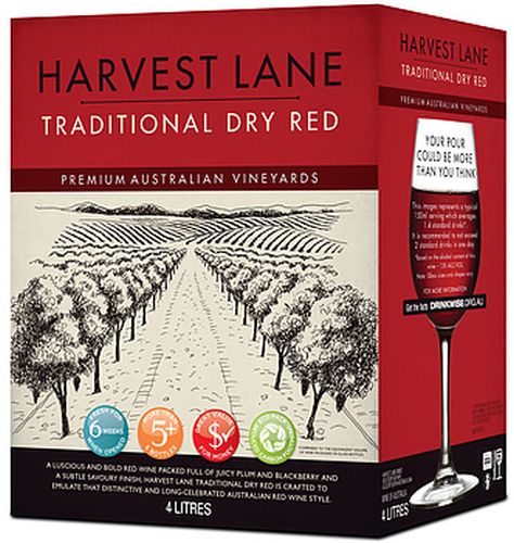 Harvest Lane Traditional Dry Red Wine cask resize