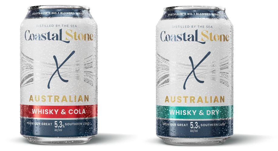 Coastal Stone Whisky Premix Range cans 330mL resize