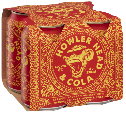 Howler Head Whisky and Cola Premix 4 Cans