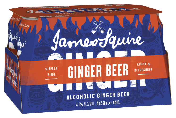 James Squire Ginger Beer 6 Cans