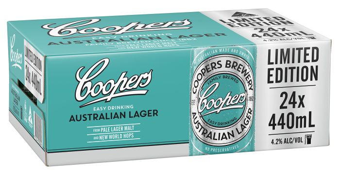 Coopers Australian Lager 24 Pack