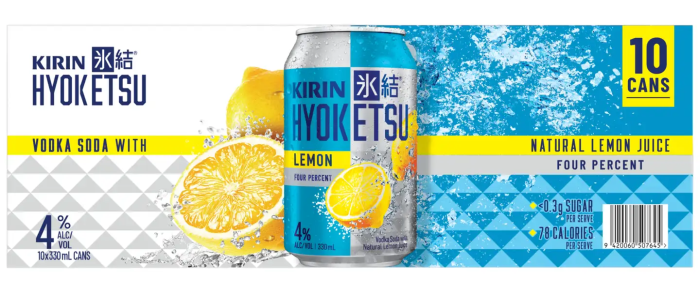 Kirin Hyoketsu Lemon Vodka Premix