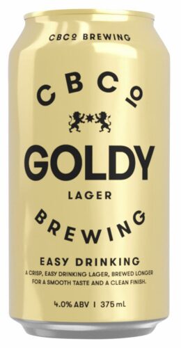 CBCO Goldy Lager 375mL can