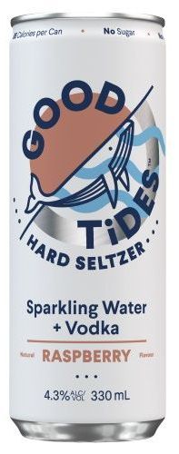 Good Tides Seltzer Raspberry