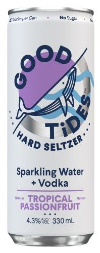 Good Tides Seltzer Tropical Passionfruit