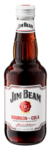 Jim Beam White & Cola 330mL bottle
