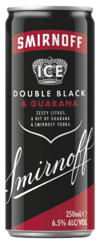 Smirnoff Ice Double Black & Guarana 250mL can