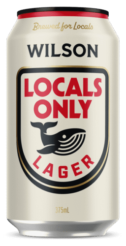 Wilson Locals Only Lager 375mL can
