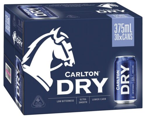 Carlton Dry 375mL 30 Pack cans