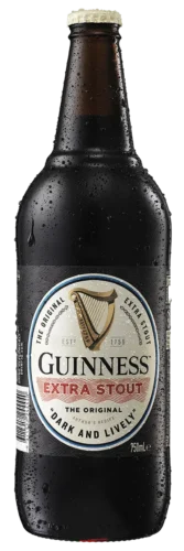 Guiness Extra Stout in a 750ml Bottle