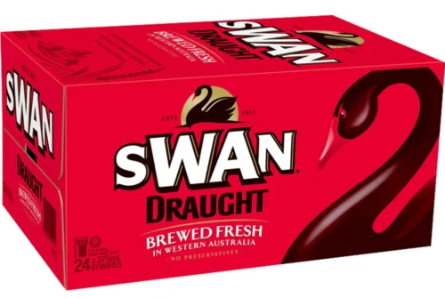 Swan Draught 24 bottles 375mL
