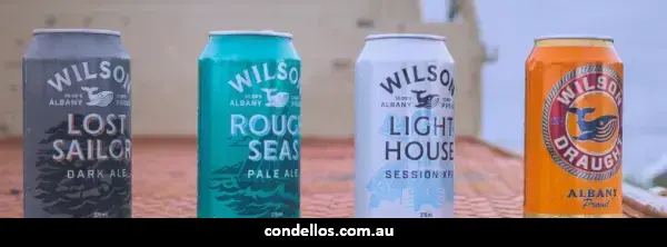 Wilson Brewery Cans