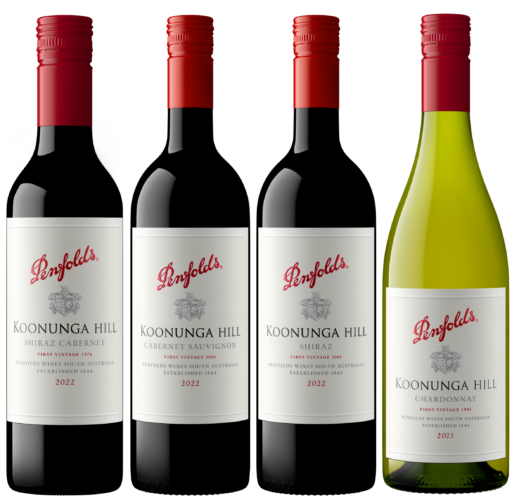 Penfolds Koonunga Hill Wine Range 750mL