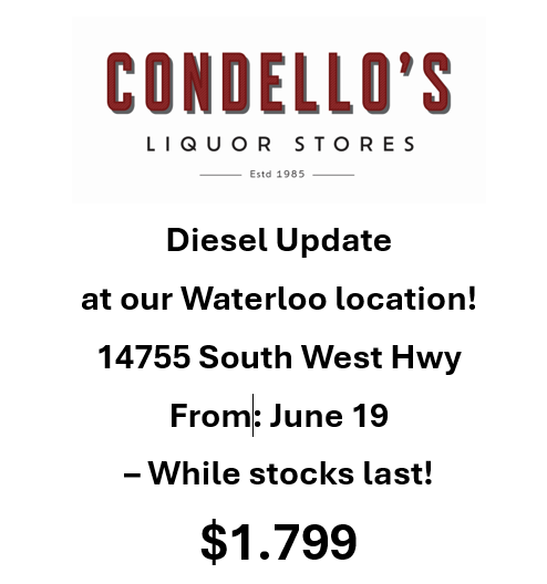 2026 Condellos Waterloo June 18 Diesel Update.v4
