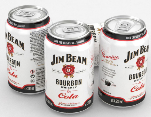 Jim Beam Bourbon Whisky Cola 330ml
