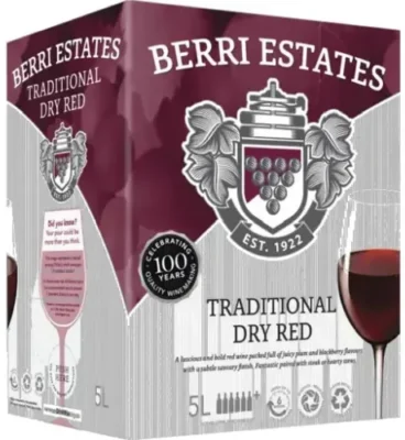 Berri Estates Cask Wine Traditional Dry Red 5L