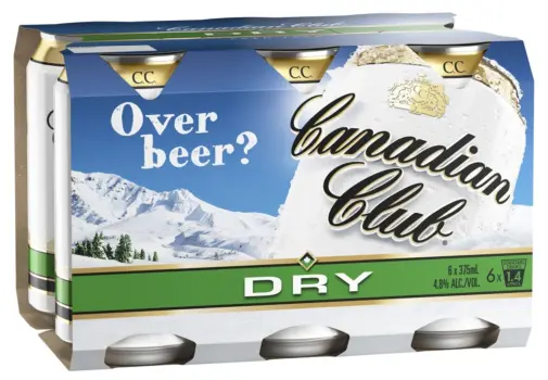 Canadian Club & Dry Can 375mL 6 Pack