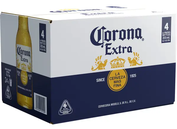 Corona Extra Lager Bottles 355mL x 24 case