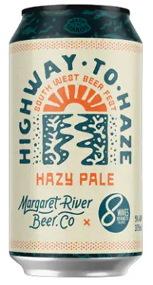 Margaret River Beer Company Highway to Haze Yellow Style Hazy Pale Ale