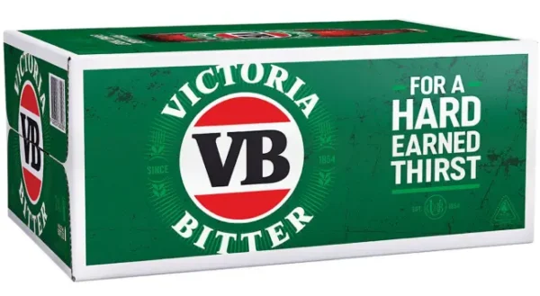 Victoria Bitter 24 bottles 375mL
