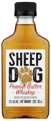 Sheep Dog Peanut Butter Whiskey 200mL bottle 35 percent abv