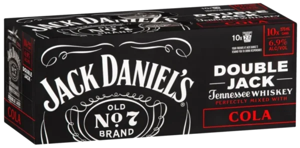 Jack Daniels Double Jack 10 pack 375ml cans