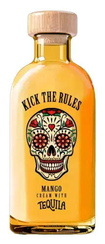 Kick The Rules Mango Cream with Tequila in a 700mL bottle v2