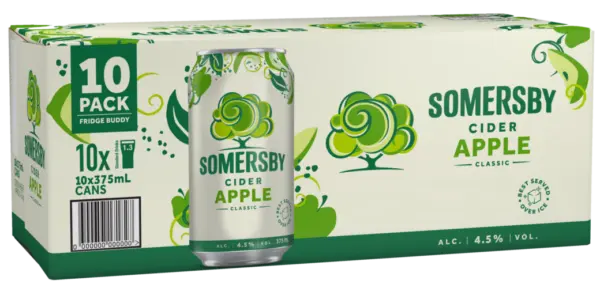 Somersby Apple Cider 4.5 Percent ABV 10 x 375mL Can